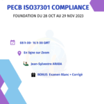 FORMATION PECB ISO37301 COMPLIANCE FOUNDATION EN LIGNE