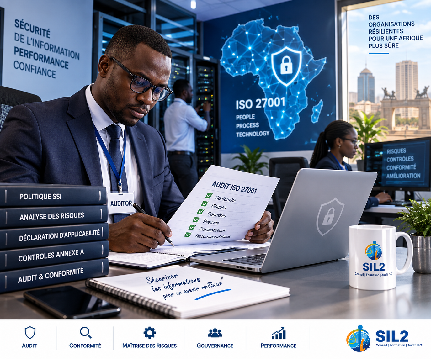 Formation ISO 27001 LA – Devenez Lead Auditor ISO/IEC 27001:2022 pour obtenir une opportunité à l&rsquo;International.